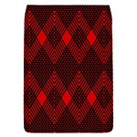 pattern red black, Removable Flap Cover (S)