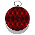 pattern red black, Silver Compasses