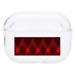 pattern red black, Hard PC AirPods Pro Case