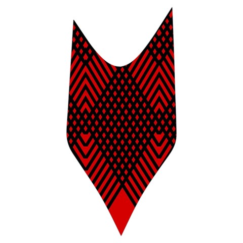 pattern red black, Women s Long Sleeve Raglan T Side Left