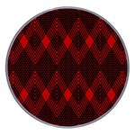 pattern red black, Wireless Fast Charger(White)