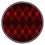 pattern red black, Wireless Fast Charger(Black)