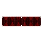 pattern red black, Banner and Sign 4  x 1 