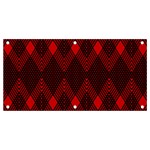 pattern red black, Banner and Sign 4  x 2 