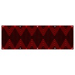 pattern red black, Banner and Sign 12  x 4 