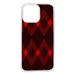 pattern red black, iPhone 14 Pro Max TPU UV Print Case