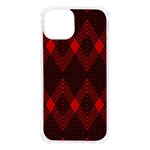 pattern red black, iPhone 13 TPU UV Print Case