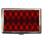 pattern, red, black,  Cigarette Money Case