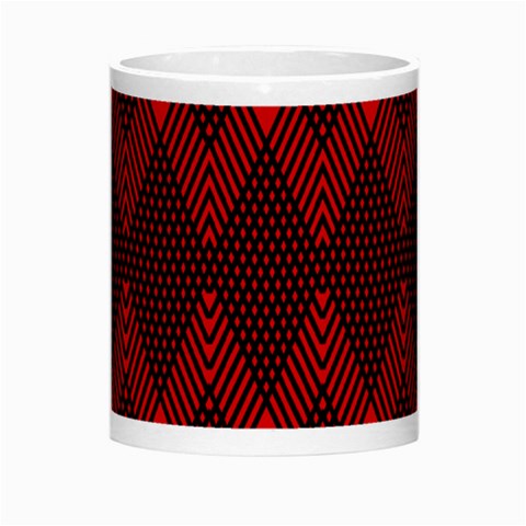 pattern, red, black,  Morph Mug from ArtsNow.com Center