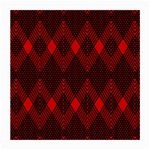 pattern, red, black,  Medium Glasses Cloth