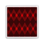 pattern, red, black,  Memory Card Reader (Square)