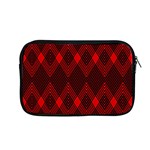 pattern, red, black,  Apple MacBook Pro 13  Zipper Case