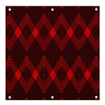 pattern, red, black,  Banner and Sign 4  x 4 