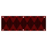 pattern, red, black,  Banner and Sign 6  x 2 