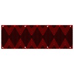 pattern, red, black,  Banner and Sign 9  x 3 