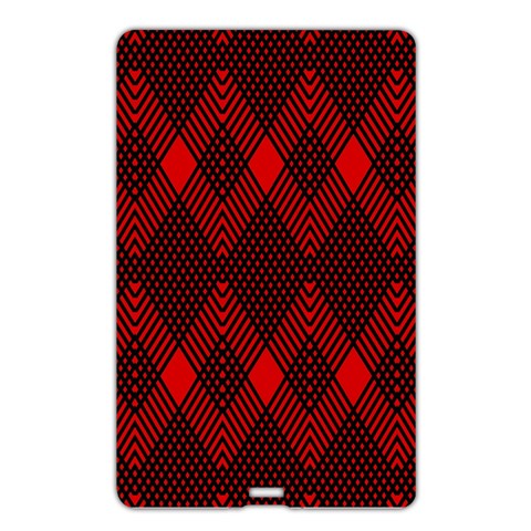 pattern, red, black,  Name Card Style USB Flash Drive from ArtsNow.com Back