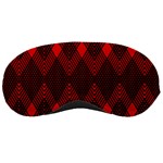 Muster rot rot schwarz Sleep Mask