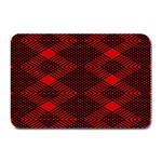 pattern rot schwarz Plate Mats