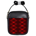 pattern rot schwarz Girls Sling Bag