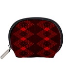 pattern rot schwarz Accessory Pouch (Small)