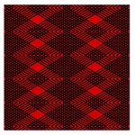 pattern rot schwarz Square Satin Scarf (36  x 36 )