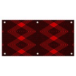 pattern rot schwarz Banner and Sign 6  x 3 