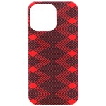 pattern rot schwarz iPhone 15 Pro Max Black UV Print PC Hardshell Case