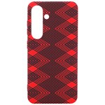 pattern rot schwarz Samsung Galaxy S24 6.2 Inch Black TPU UV Case