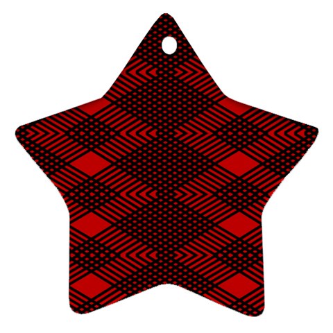 Rot Dunkel Star Ornament (Two Sides) from ArtsNow.com Back