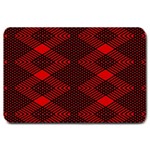 Rot Dunkel Large Doormat