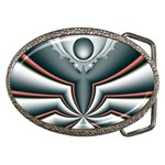 Fractal grau Belt Buckles