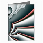 Fractal grau Greeting Cards (Pkg of 8)