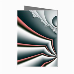 Fractal grau Mini Greeting Card from ArtsNow.com Right