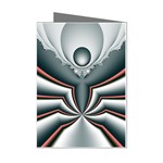 Fractal grau Mini Greeting Cards (Pkg of 8)