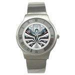 Fractal grau Stainless Steel Watch