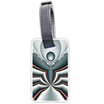 Fractal grau Luggage Tag (one side)