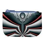 Fractal grau Large Coin Purse