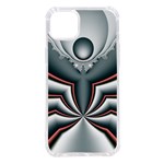 Fractal grau iPhone 14 Plus TPU UV Print Case