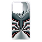 Fractal grau iPhone 14 Pro TPU UV Print Case