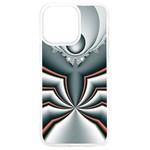 Fractal grau iPhone 15 Pro Max TPU UV Print Case