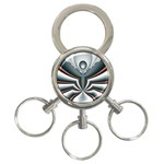 Altrosa fractal 3-Ring Key Chain