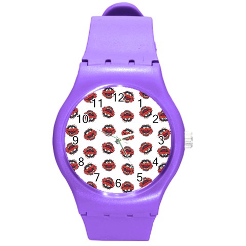 Muppets Animal pattern Round Plastic Sport Watch (M) from ArtsNow.com Front