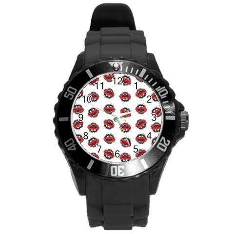 Muppets Animal pattern Round Plastic Sport Watch (L) from ArtsNow.com Front