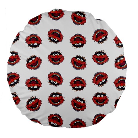 Muppets Animal pattern Large 18  Premium Round Cushions from ArtsNow.com Back