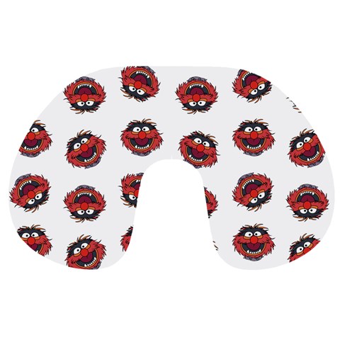 Muppets Animal pattern Travel Neck Pillow from ArtsNow.com Back