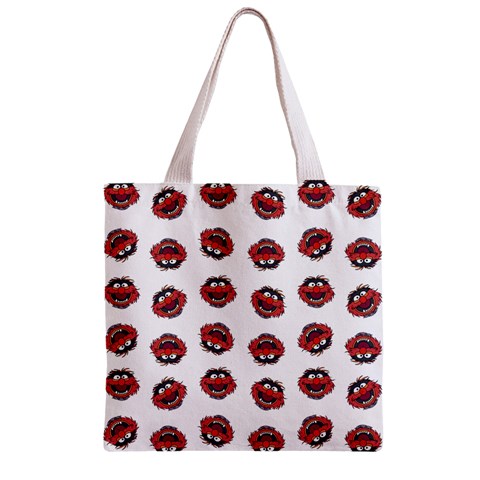 Muppets Animal pattern Zipper Grocery Tote Bag from ArtsNow.com Back