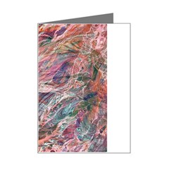 Abstract Summer Flow Mini Greeting Card from ArtsNow.com Left