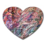 Abstract Summer Flow Heart Mousepad