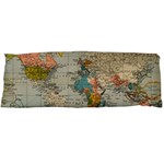 Vintage World Map Body Pillow Case (Dakimakura)