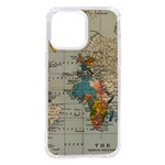 Vintage World Map iPhone 14 Pro Max TPU UV Print Case